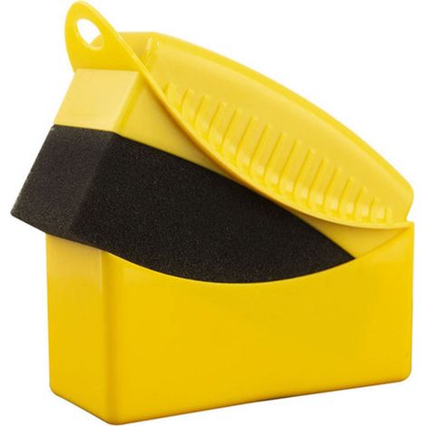 Applicateur de gel pneu avec éponge et housse de protection, pour soin et entretien des pneus (1/4)