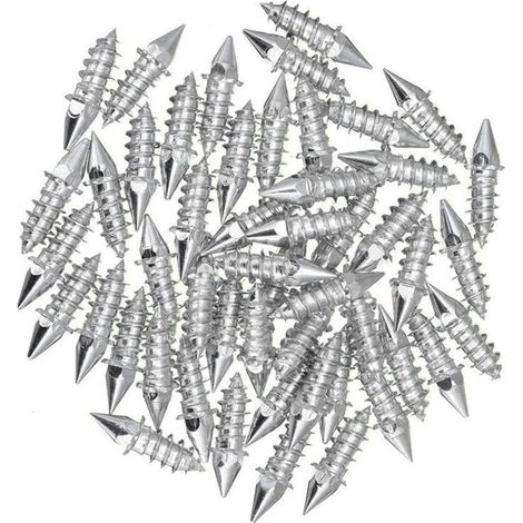 Rivets antidérapants pour pneus, 50 pièces, pointes de neige glacée, pour voiture, moto, roue à vis tout-terrain, pointes antidérapantes (1/5)
