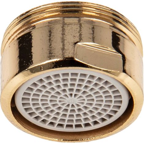 tecuro PREMIUM Mischdüse Strahlregler Luftsprudler Perlator M24x1 AG, gold (1/5)