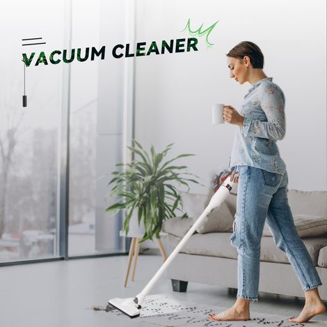 ELEGANT Fashion Design Lightweight White Vacuum Cleaner Long Working Time Dust Collector (1/5)