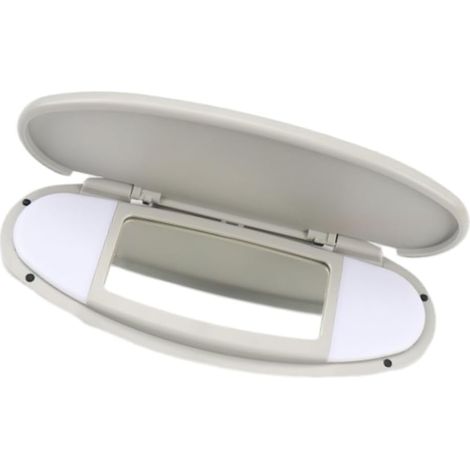 Pare-soleil de voiture Boîtier de miroir de courtoisie de rechange compatible avec Mini Cooper R55 R56 R57 R58 R59 R60 R61 2007-2014 (1/5)