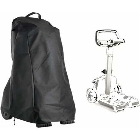 Housse pour Robot De Piscine, Bâche De Robot Nettoyeur De Piscine De Jardin avec Poignée Et Cordon De Serrage, étanche, 420D Oxford Noir 56 x 66 x 107cm (1/5)