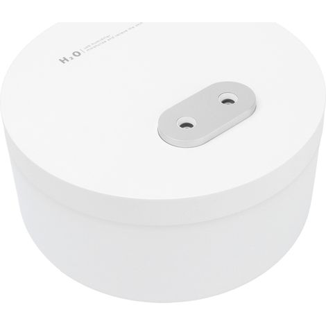 Mini-Luftbefeuchter mit USB-Anschluss, zwei Dampfauslässen, 1000-ml-Tank, leiser Diffusor für Schlafzimmer oder Büro, kabelloser Nebelventilator mit integriertem Akku, weiß (1/5)