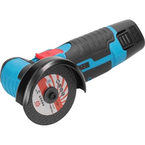 Mini meuleuse d'angle sans fil 12 V, moteur à balais, batterie au lithium, polisseuse et coupeuse