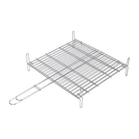Parrila doble SAUVIC inox. 18/8 30x35cm. 2680