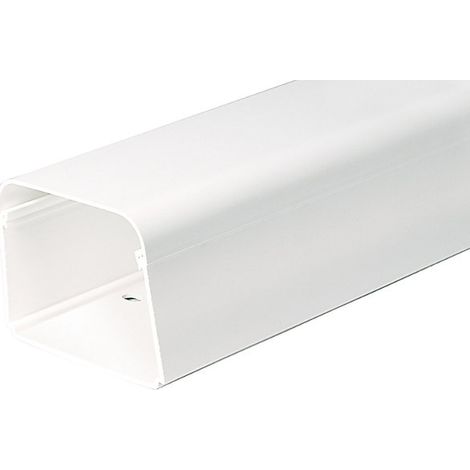 Goulotte 80 PVC blanche 2m - GOU80
