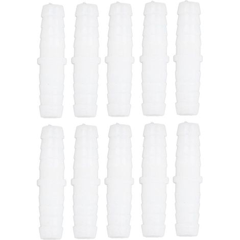 Raccord droit en PE pour tuyau souple 9-9 mm, 10 pièces, résistant et sans BPA (1/5)