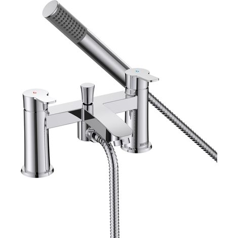 Bristan Appeal Bath Shower Mixer Tap Pillar Mounted - Chrome (1/2)