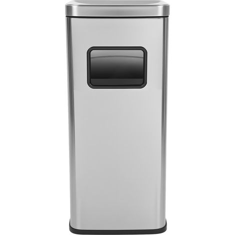 FLASIDU Mülleimer aus Edelstahl Herausnehmbarer Innenlauf Silber 302568cm (1/5)