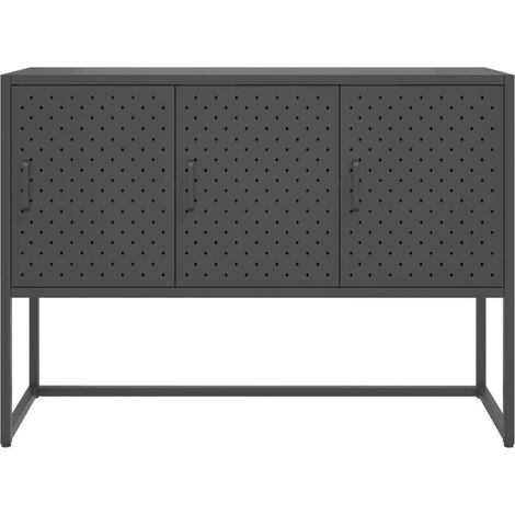 Buffet Anthracite 105x35x75 cm Acier (1/5)