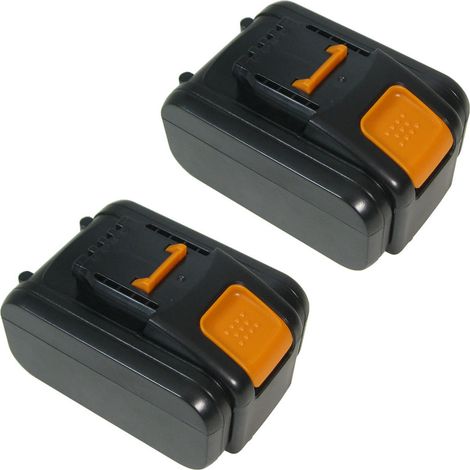 2x Trade-Shop Premium Li-Ion Akku 20V / 4000mAh / 80Wh für Worx Landroid M1000 WR143E M500 WR141E M700 WR142E S WR130E S300 WR130E Worx WG154E WG155 (1/4)