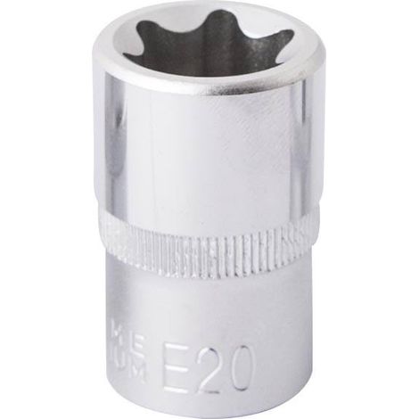 Douille torx E20 1/2" CrV - OS 3037 - CLAS Equipements (1/3)
