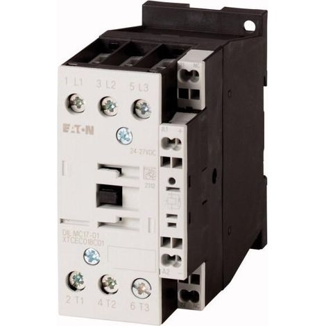 Contacteur de puissance 3p+1O 7.5kW/400V/AC3 EATON DILMC17-01(RDC240)