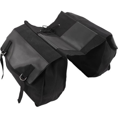 Sac de Coffre Arrière Portable Polyvalent-Sac Arrière de Grande CapacitéVélos de Montagne, Idéal pour Ranger Quotidiennement et Accessoires Pendant Le Cyclisme (Black) (1/5)
