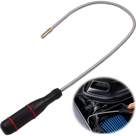 60CM Outil de Ramassage Magnétique Flexible, Aimant Puissant avec Poignée Antidérapante,Outil Télescopique pour Mécanicien,Outil de Ramassage Magnétique Portable pour Atteindre les Endroits Difficiles (1/5)