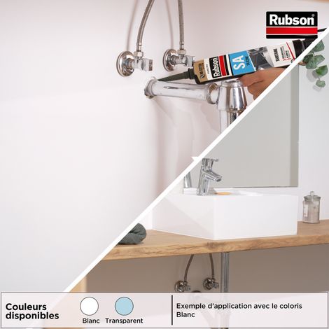 Rubson Joint Sanitaire Pro Transparent Cartouche 300 mL (1/2)