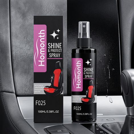 Protecteur de brillance, nettoyant et revitalisant pour sièges en cuir de voiture - 100 ml (1/5)