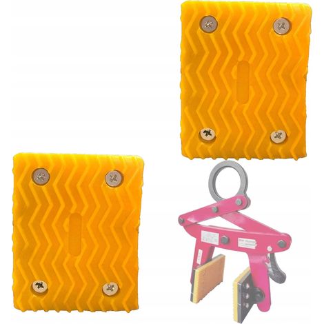 RodClamp GripPads Duo - Almohadillas antideslizantes para abrazaderas de pavimentaci贸n Juego de 2 105脳83 mm (1/2)