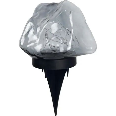Wasserdichte IP44-Solar-LED-Lampe in Edelsteinform aus Kunststoff für Garten, Hof und Einfahrt zur Dekoration von Hochzeiten und Weihnachten - Crezuo