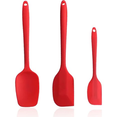 Spatule de cuisine, spatule en silicone, cuillère en silicone, lot de 3 spatules antiadhésives résistantes à la chaleur Maryse Sili (1/5)