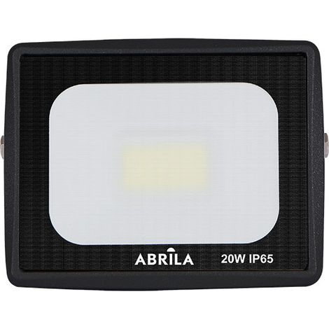 FAB 147480209 Proyector Zircon 20w 6500k Negro 2000lm 120º 10x12,5x2,3 Cm Ip66 (1/2)