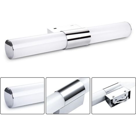 Moderne LED 40CM Lampe Miroir Salle de Bain,8W Blanc Chaud Décoratif éclairage Lampe Armoire Miroir,Applique Murale étanche IP65,pour Salle de Bains,Armoire à Glace,Coiffeuse (1/4)