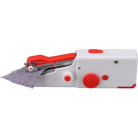 Mini machine à coudre professionnelle portable, machine à coudre miniature de poche, rouge (1/5)
