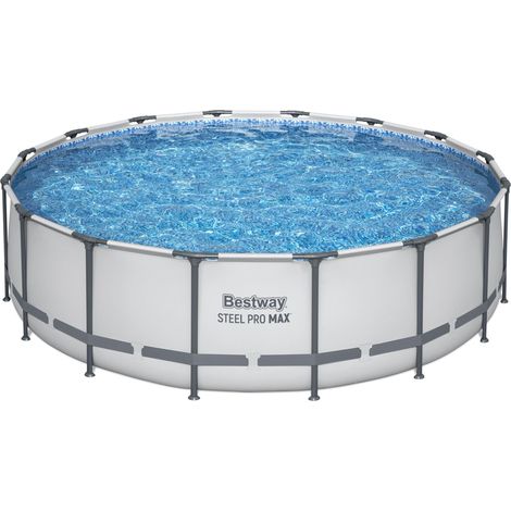 Bestway 5616F-7 Piscina base fuori terra Steel Pro Max da 488x122 cm (1/5)