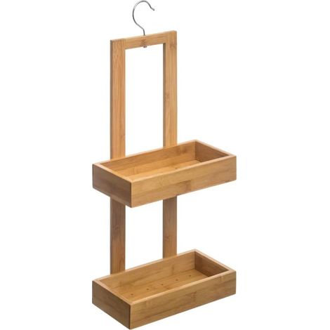 Support de Douche 2 Etagères "Amaury" 60cm Naturel (1/3)