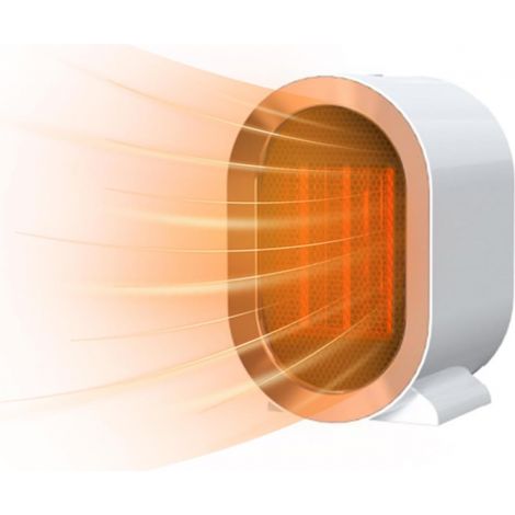 YMYNY Mini-Energiespar-Heizlüfter, elektrischer Heizlüfter, 1200 W Raumheizer mit für Wohnzimmer, Schlafzimmer, Badezimmer, Weiß (1/5)