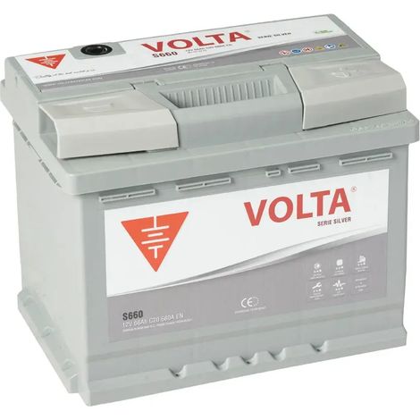 Batería de coche Volta SILVER 12V 65AH 620A 242x175x190mm +Dcha. (1/3)