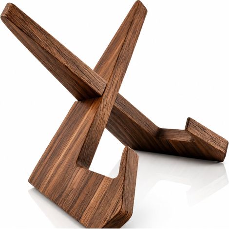 Support Assiette Decorative, Support de Livre de Cuisine, Chevalet Pliable En Bois, Présentoir Stable Pour Assiette, Livre, Photo, Cadre, Tableau, Carte, Décoration Maison, Mariage, Bureau (1/5)