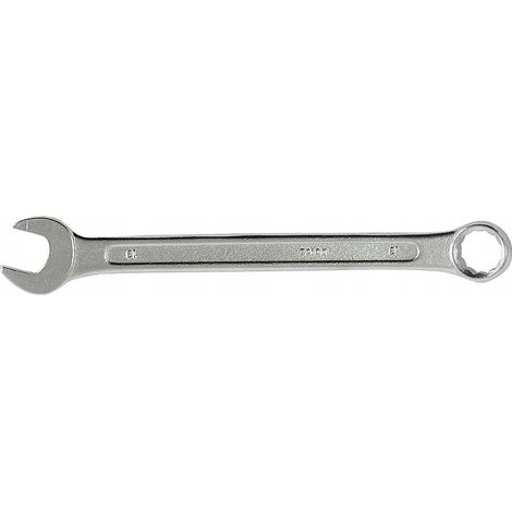 Mega 35606H Clé plate et à œil chromée 6 mm durable