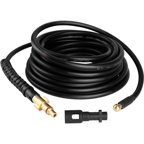 MINKUROW Manguera De Lavado De Alta Presión De 15 M, Manguera De Drenaje De 160 Bar 2300 Psi, Incluye Adaptador Para Karcher K1-K7, Ideal Para Tapones De Drenaje Y Limpieza (1/5)