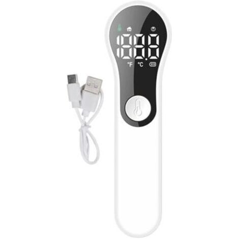 Thermomètre frontal- Mesure numérique précise sans contact avec mode 2 en 1 pour le front et les objets du quotidien pour adultes (1/4)
