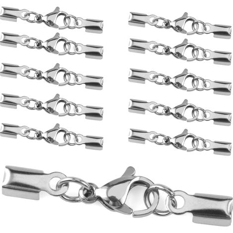 Lot de 20 Fermoirs en Acier Inoxydable (1/5)