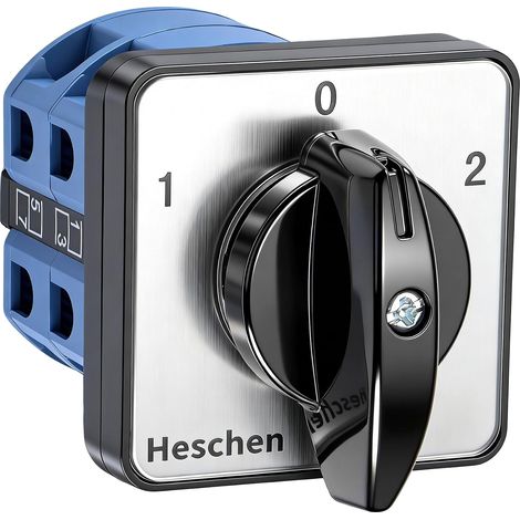 Universal Rotary Switching Switch 660V 25A On Off 3 Position 2 Phase 8 Terminals (1/5)