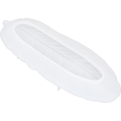 Moule en silicone pour résine époxy, forme plume, plateau de rangement DIY, décoration artisanale (1/5)