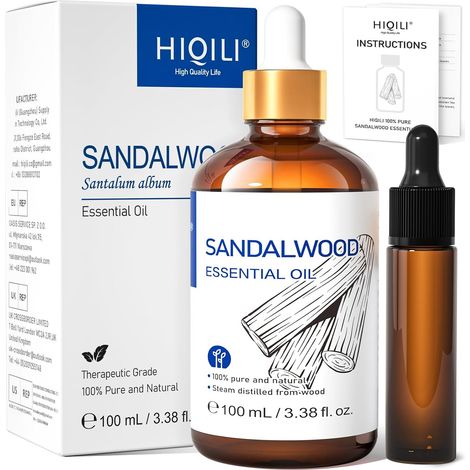Huile Essentielle Bois de Santal, pour Peau, Diffuseur et Parfums (1/5)
