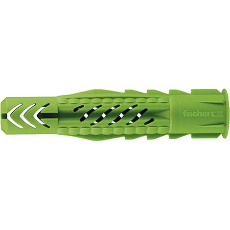 Fischer 40x Taco Universal VERDE UX 6x50 R con borde - 524855