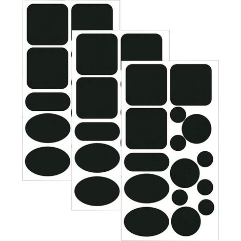 Patch Réparation Auto-Adhésif - Nylon Noir Imperméable - Pour Doudoune Tente Sac à Dos - 10 Pièces (1/5)