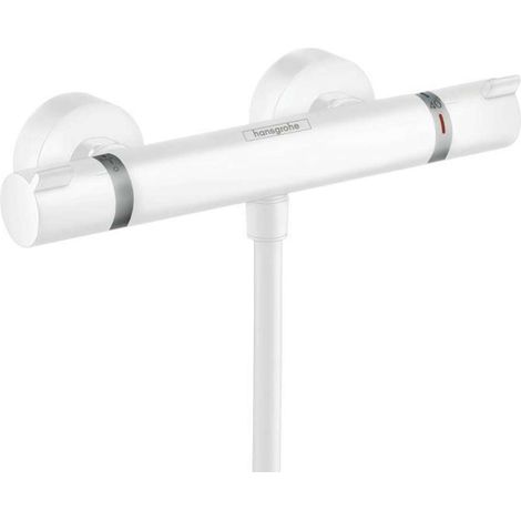 Hansgrohe Ecostat Comfort - Grifo de ducha termostático, blanco mate 13116700 (1/3)