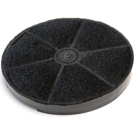 2 Filtre à charbon, Ø 180 mm x 22 mm, Compatible hottes GRETA RIVAGE 60/90 cm, Installation clip-on, Mode recyclage