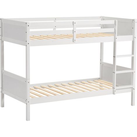 Gemini 3ft Single Wood Detachable Bunk Bed, 90 x 190 cm, White (1/5)