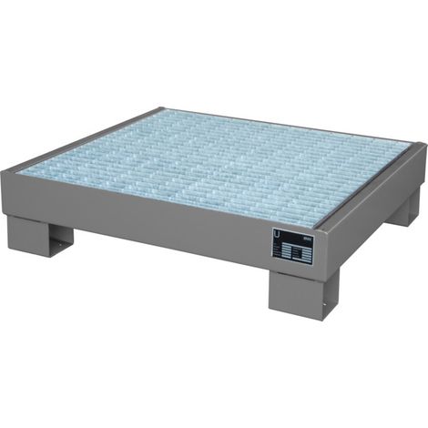 Bauer Südlohn Bac de récupération AW 60-2/M, peint, gris souris
