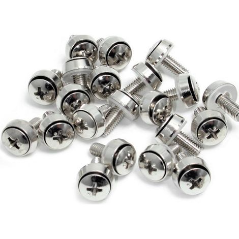 Startech M6 Schraube 12 mm Edelstahl Nickel Silber