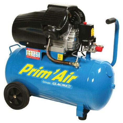 [JAMAIS UTILISÉ] Lacmé - Kolbenverdichter 3 CV Einphasig Zweizylinder in V 20 m 3/h 50 L - MM 20/50