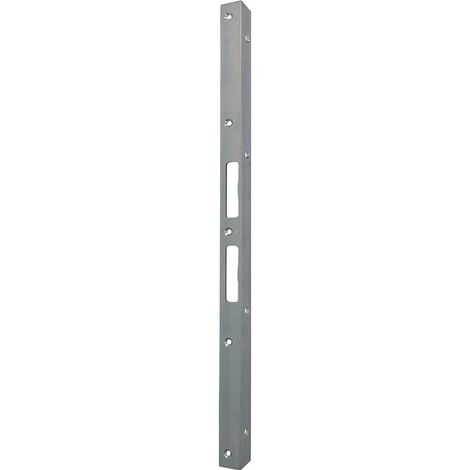 Placa de seguridad acodada L.500mm An.25mm S.3mm STA galv.006/650 / V