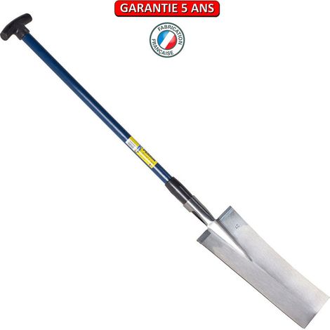 OUTILS PERRIN Louchet terrassier à bague 40 manche composite béquille (1/2)