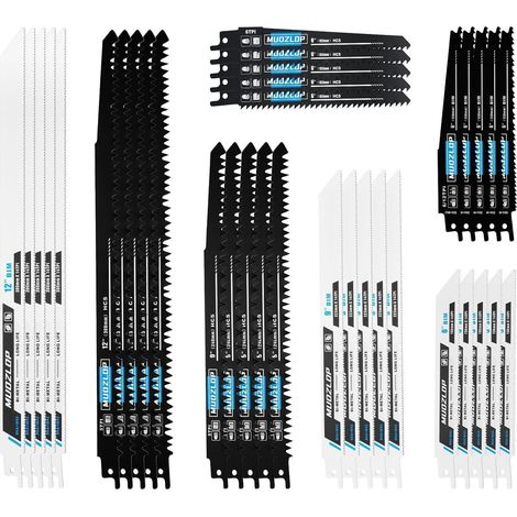Säbelsägeblätter Set Säbelsäge CRV BIM Holz Metall Box 35 Stück (1/5)